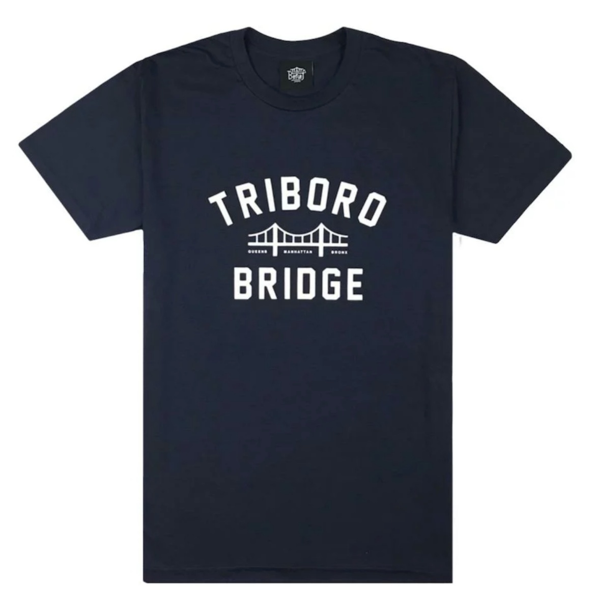 BELIEF NYC BRIDGE TEE NAVY ビリーフ グラフィック Tシャツ 半袖 ネイビー Mサイズ_画像1
