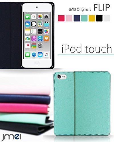 iPod touch 6 5 ケース 手帳型 ベルトなし マグネットなし 折りたたみスマホカバー ホットピンク 89_画像2