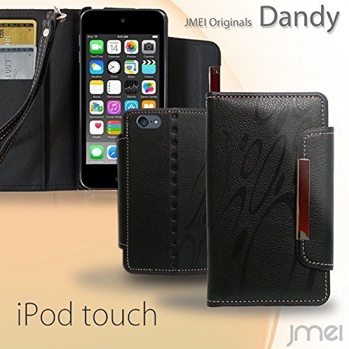 iPod touch 6 5 ケース 手帳型ケース レッド(無地) アイポッドタッチ カード収納付 カードポケット付 保護カバー 耐衝撃_画像2