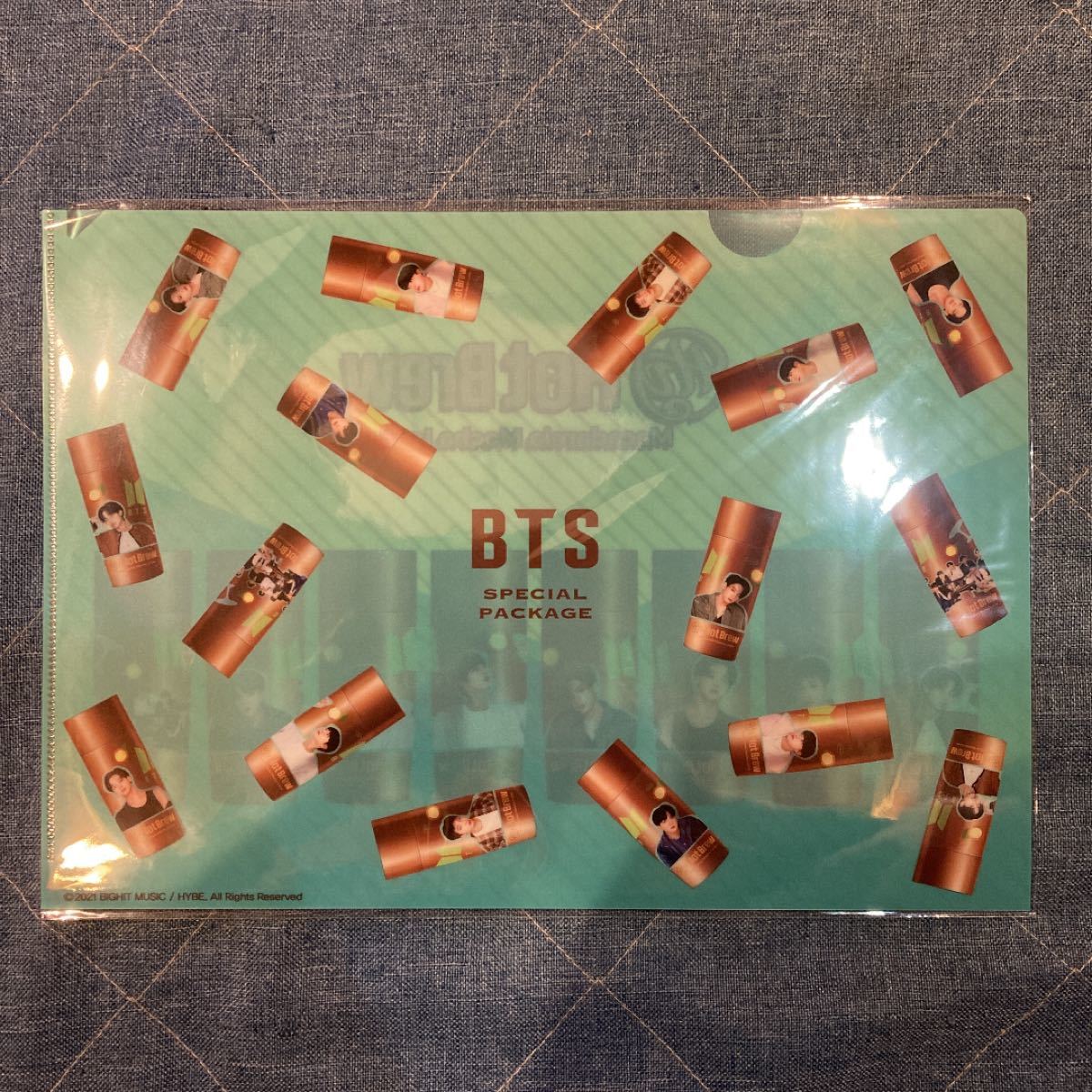 BTS ホットブリュー ジョングク クリアポスター クリアファイル2種セット