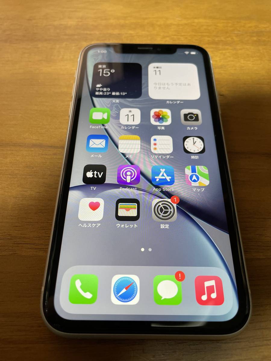 Apple iPhone XR 128GB White Y!mobile版(SIMロック解除) iPhone XR