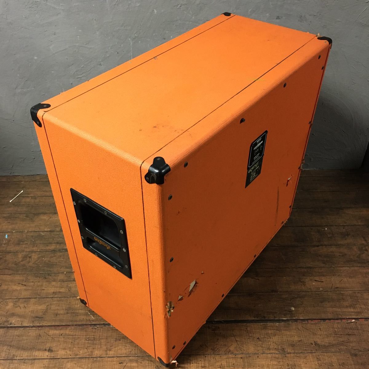 直接引取限定 (H-hy)ORANGE PPC412 ギターアンプ キャビネット 240W 16Ohms オレンジ 757-1_画像5