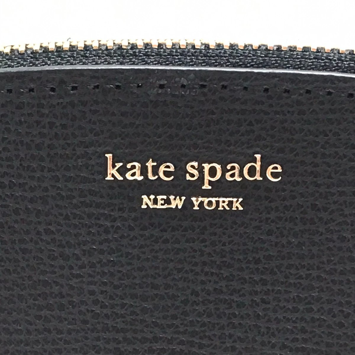 中古美品 kate spade ケイトスペード シルビア クロスボディ ショルダーバッグ PWRU7333 ブラック カウレザー 質屋出品_画像4