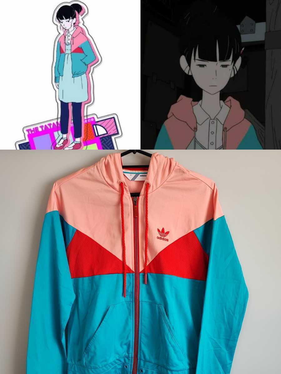 明石さんパーカー + キーホルダー アディダス adidas-