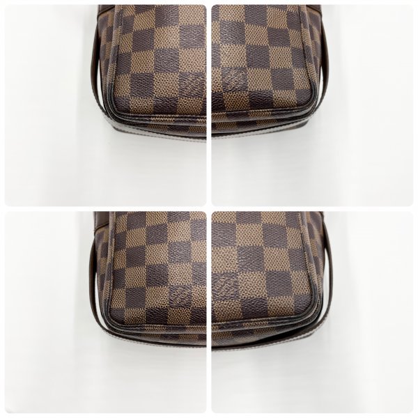 1円【極美品】ルイヴィトン LOUIS VUITTON ショルダーバッグ メッセンジャー ナヴィグリオ N45255 ダミエ エベヌ キャンバス ブラウン_画像8