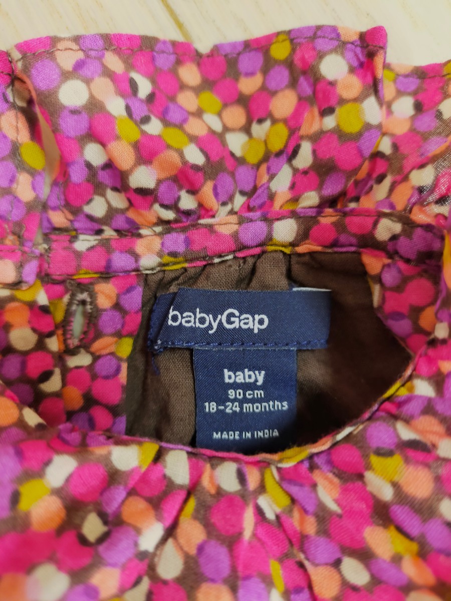 Baby gap 90 花柄 シャツブラウス