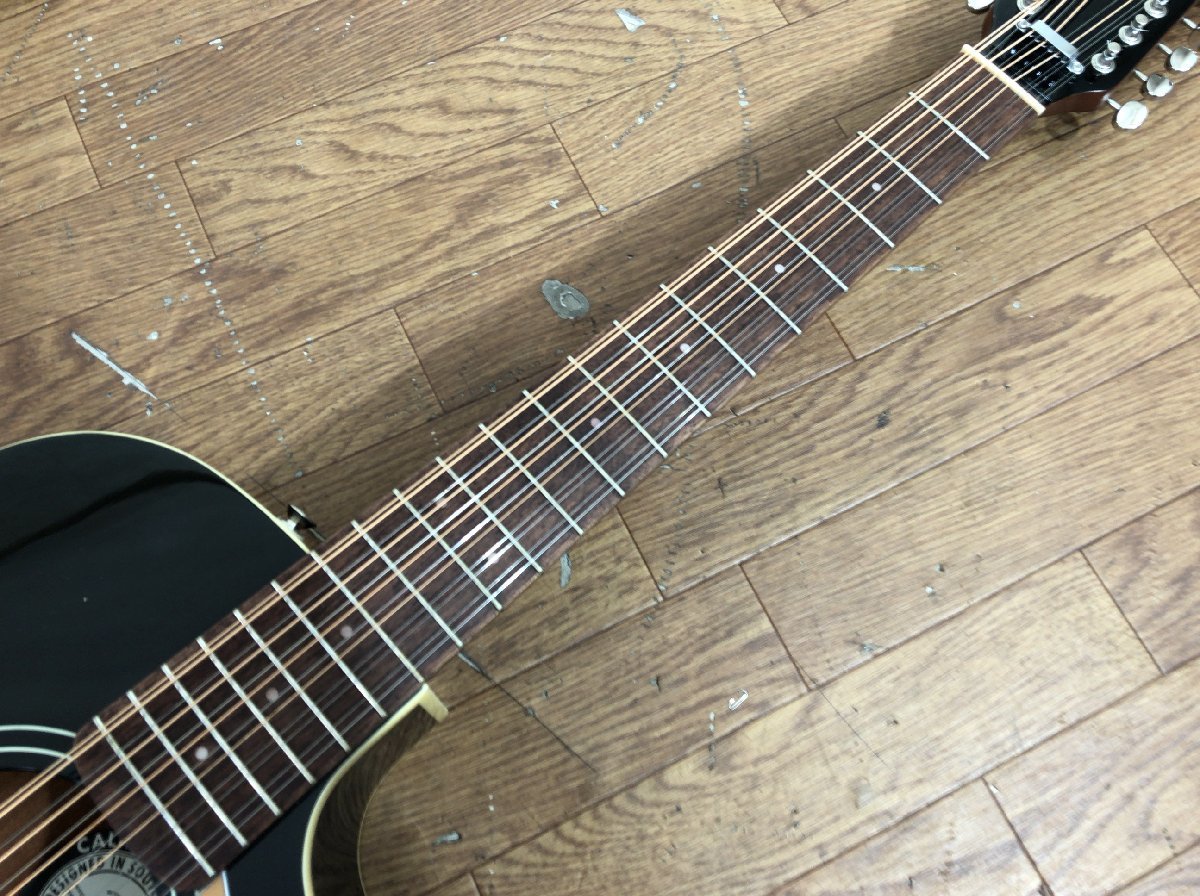 D052C290●Fender フェンダー Acoustic Villager 12-String JTB V3 12弦 アコースティックギター Black
