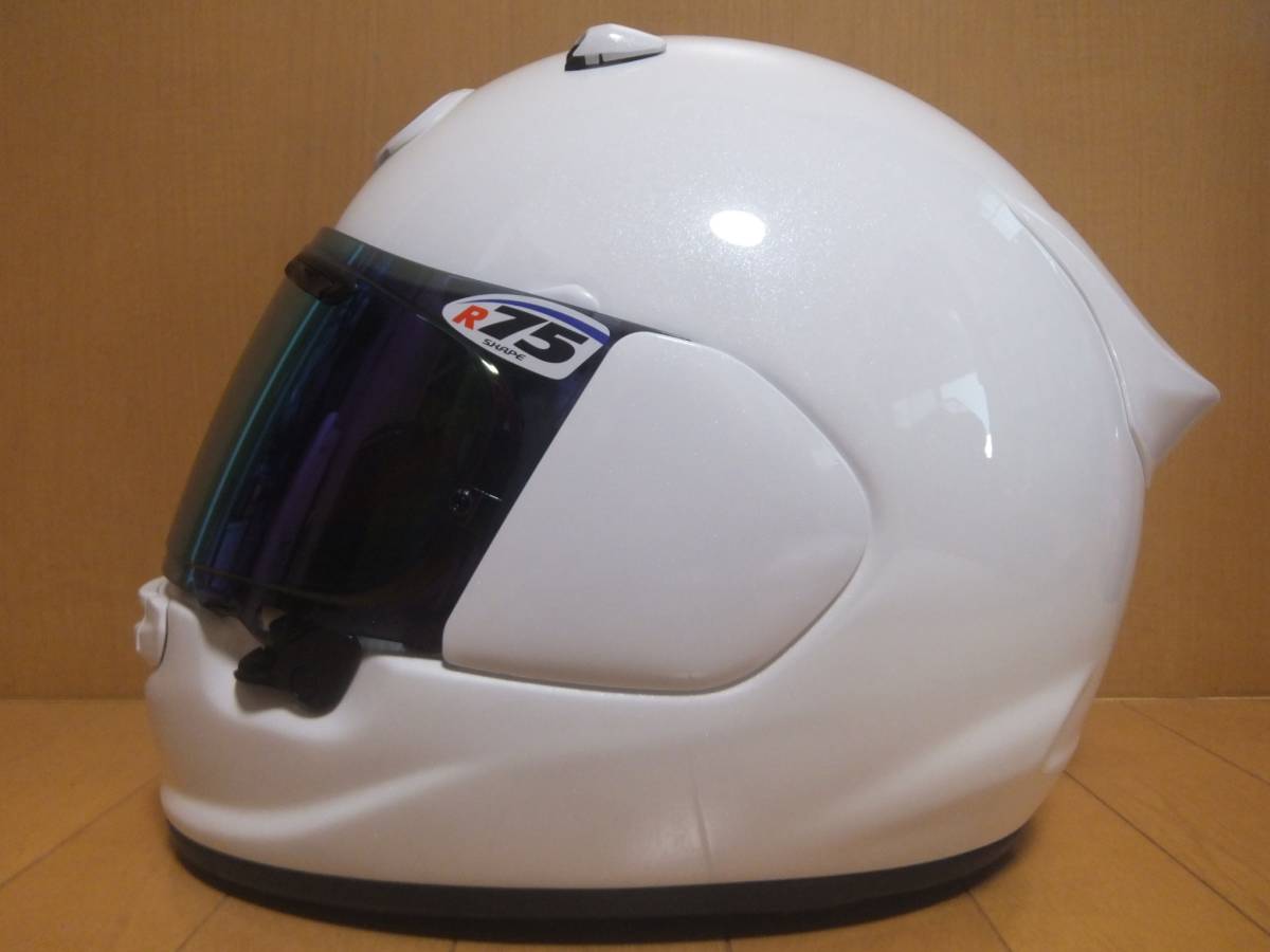 美品 Arai アライ アストロＧＸ ASTRO-GX グラスホワイト サイズXL(61・62) フルフェイス ヘルメット ミラーシールド交換 現行品 2