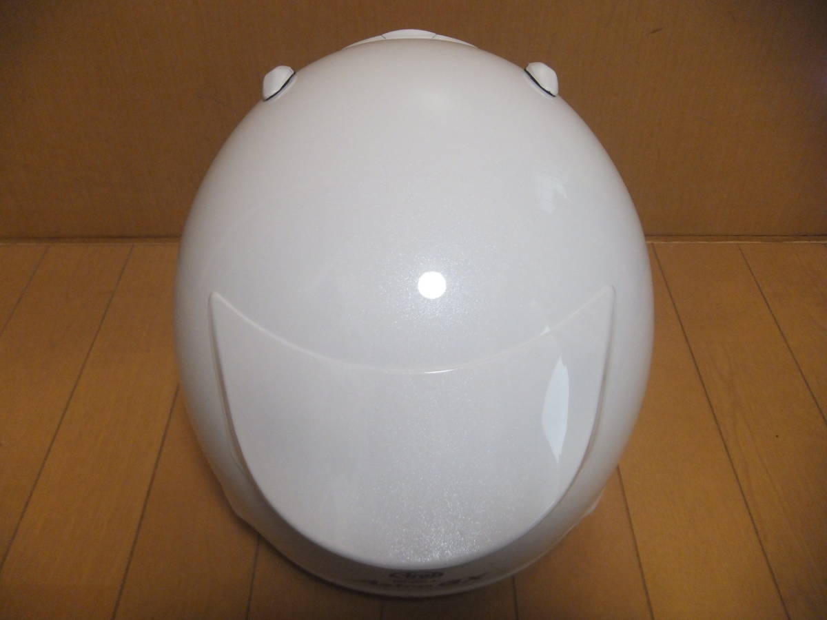 美品 Arai アライ アストロＧＸ ASTRO-GX グラスホワイト サイズXL(61・62) フルフェイス ヘルメット ミラーシールド交換 現行品 4