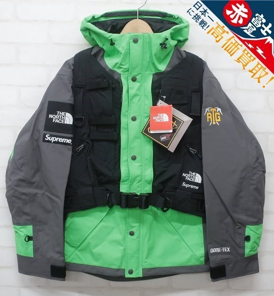 2J8857/新品 Supreme×The North Face 20ss RTG Jacket + Vest Bright