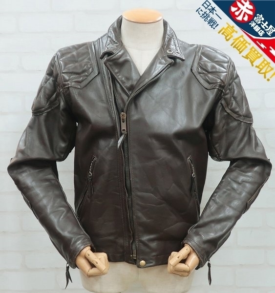 dx7980/ラングリッツレザー 60s パデッドキャスケード ライダース