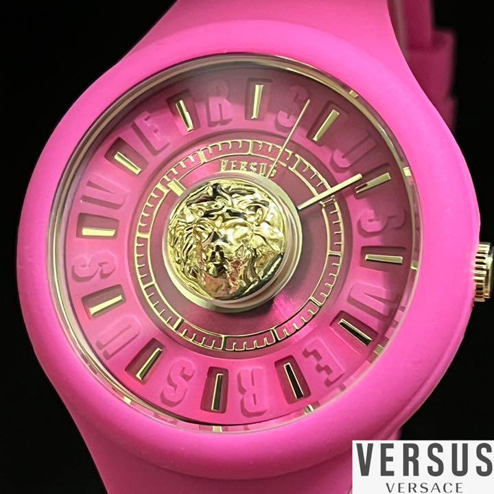 ☆ピンク色！☆Versus Versace/ベルサーチ/レディース腕時計/新品未 
