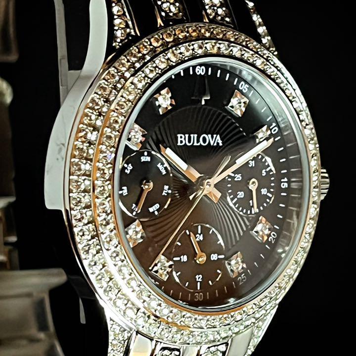 BULOVA】展示品特価/ブローバ/レディース腕時計/ゴージャス/シルバー色