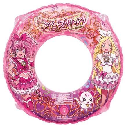 スイートプリキュア♪　浮き輪　60cm 空気ビニール　空ビ_画像1