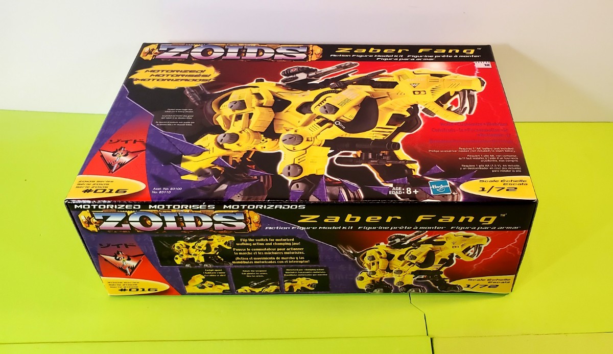 ゾイド セイバーファング (セイバータイガーUSA Ver.) 2001年発売 未開封 未組立 ZOIDS TOMY Hasbro