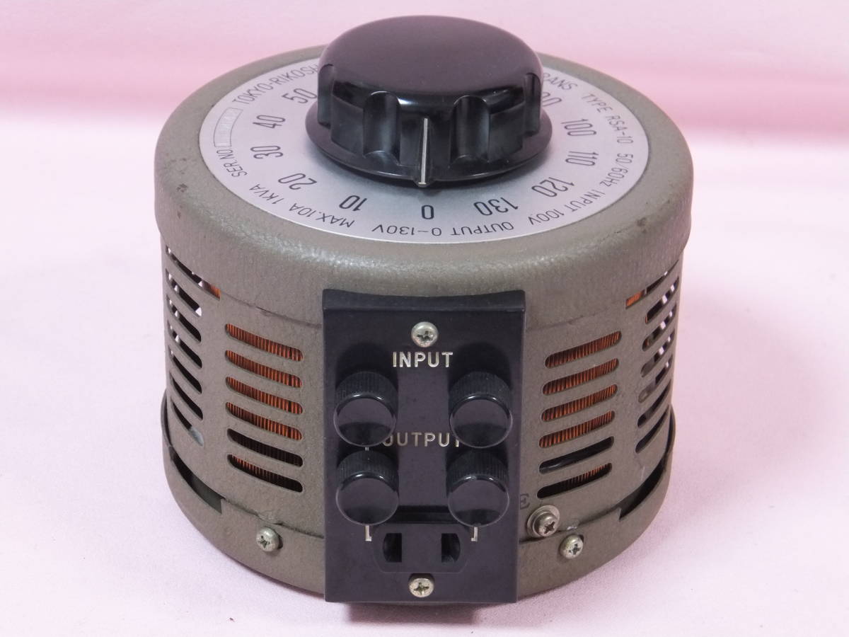 Yahoo!オークション - 1KW スライダック 【入力100V 出力0~130V】 Yahoo!オークション - 1KW スライダック 【入力100V 出力0~130V】