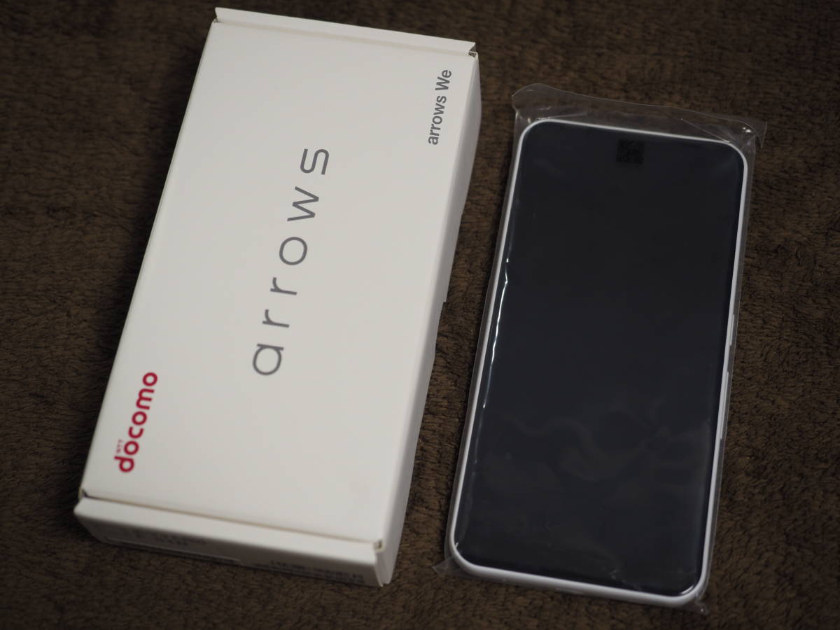 新品未使用】docomo arrows We F-51B(ホワイト)5G対応スマホ、利用