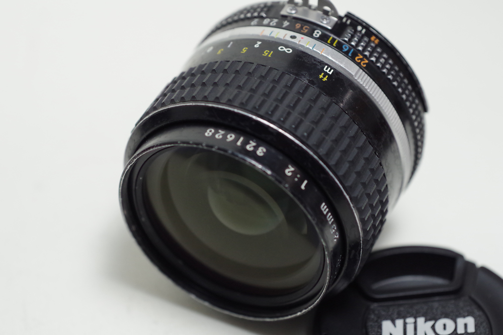 希少後期コーティング（SIC）仕様 Nikon ニコン Ai NIKKOR 35mm F2S Ai-S 実用中古送料込み 実写画像あり_画像1