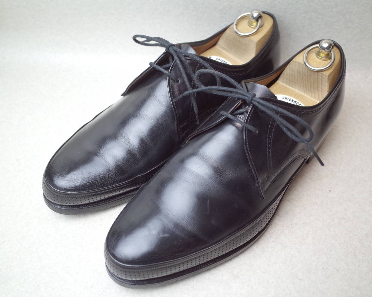 [ блиц-цена покупка бесплатная доставка ]2233#ERVE#60s-70s Vintage /U chip / Франция армия off .sa- обувь?/ Work обувь /28.5cm#