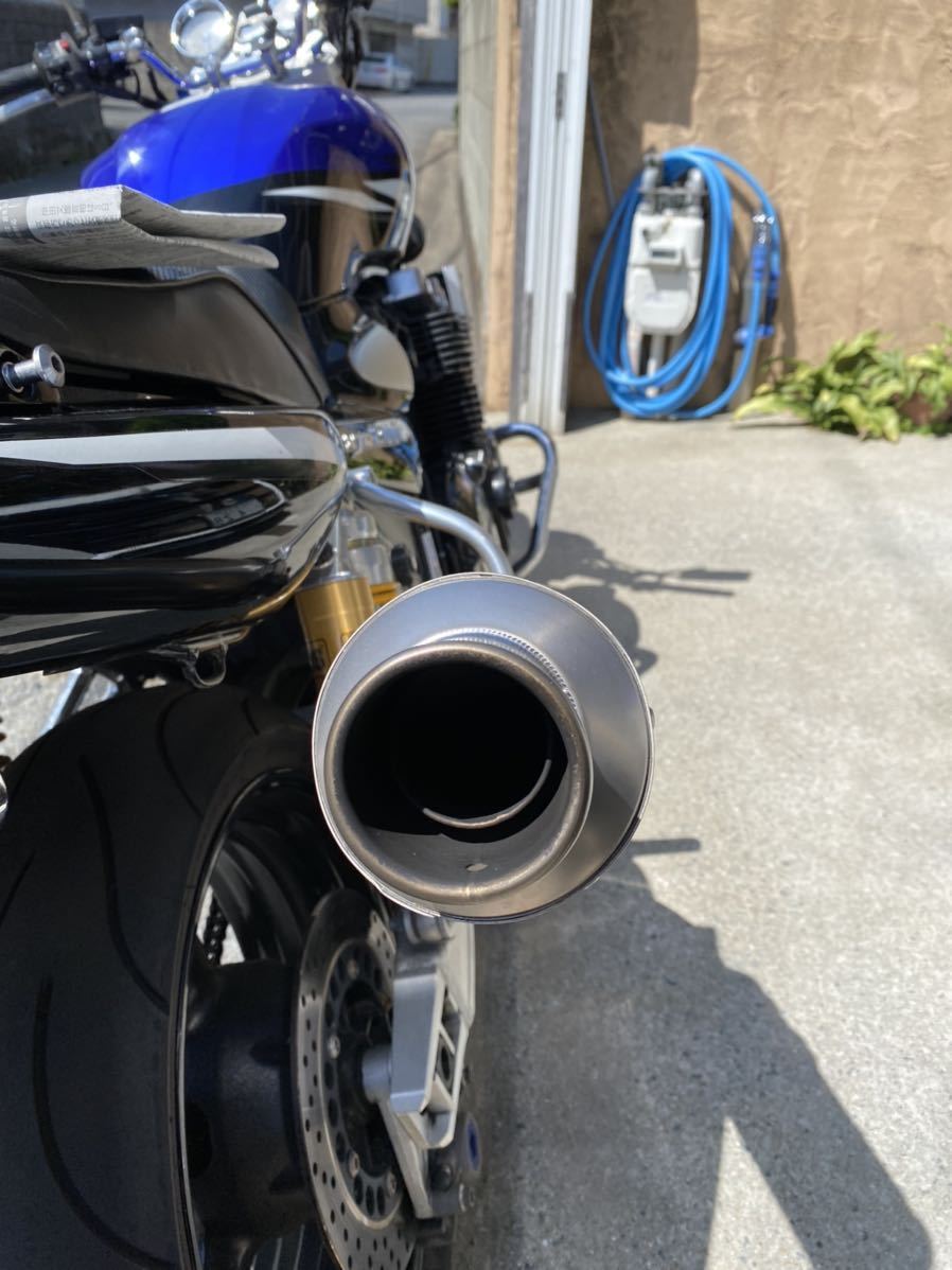 値下げました!ノジマ ファサーム フルエキ xjr1300 チタンマフラー 手