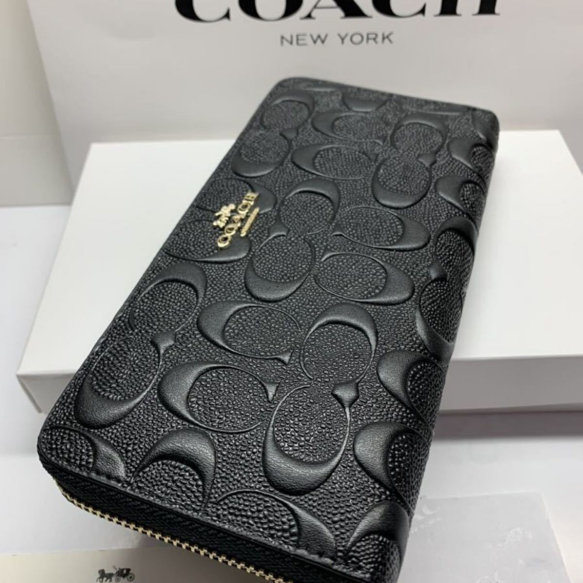 COACH 長財布 新品未使用 正規品ジッピーウォレット メンズ レディース