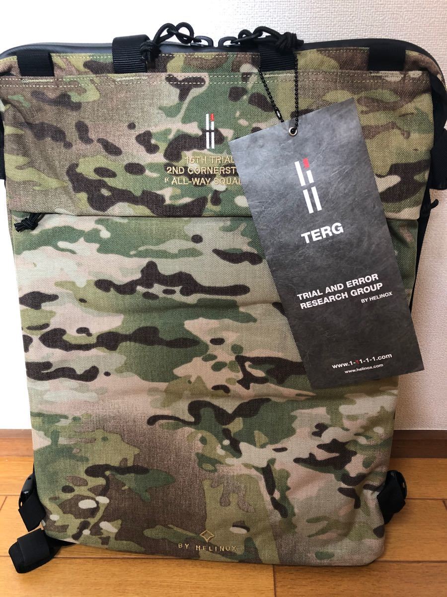 新品・未使用】TERG ターグ オールウエイスクエアカモ