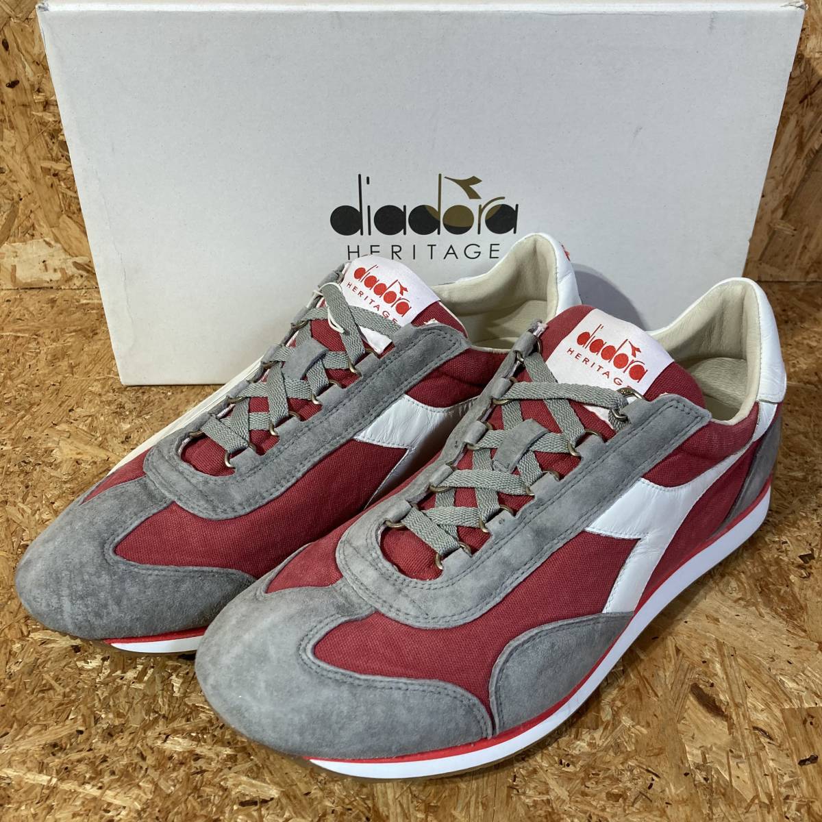 diadora EQUIPE H CANVAS STONE WASH US11 29cm 1975 ディアドラ HERITAGE american beauty