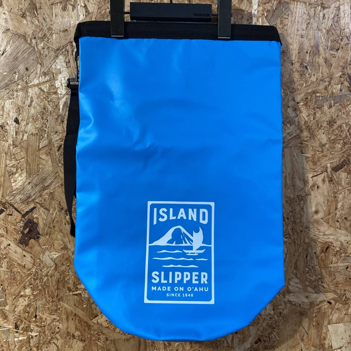 ISLAND SLIPPER dry bag bonsak shoulder bag Islay ndo slippers - blue 