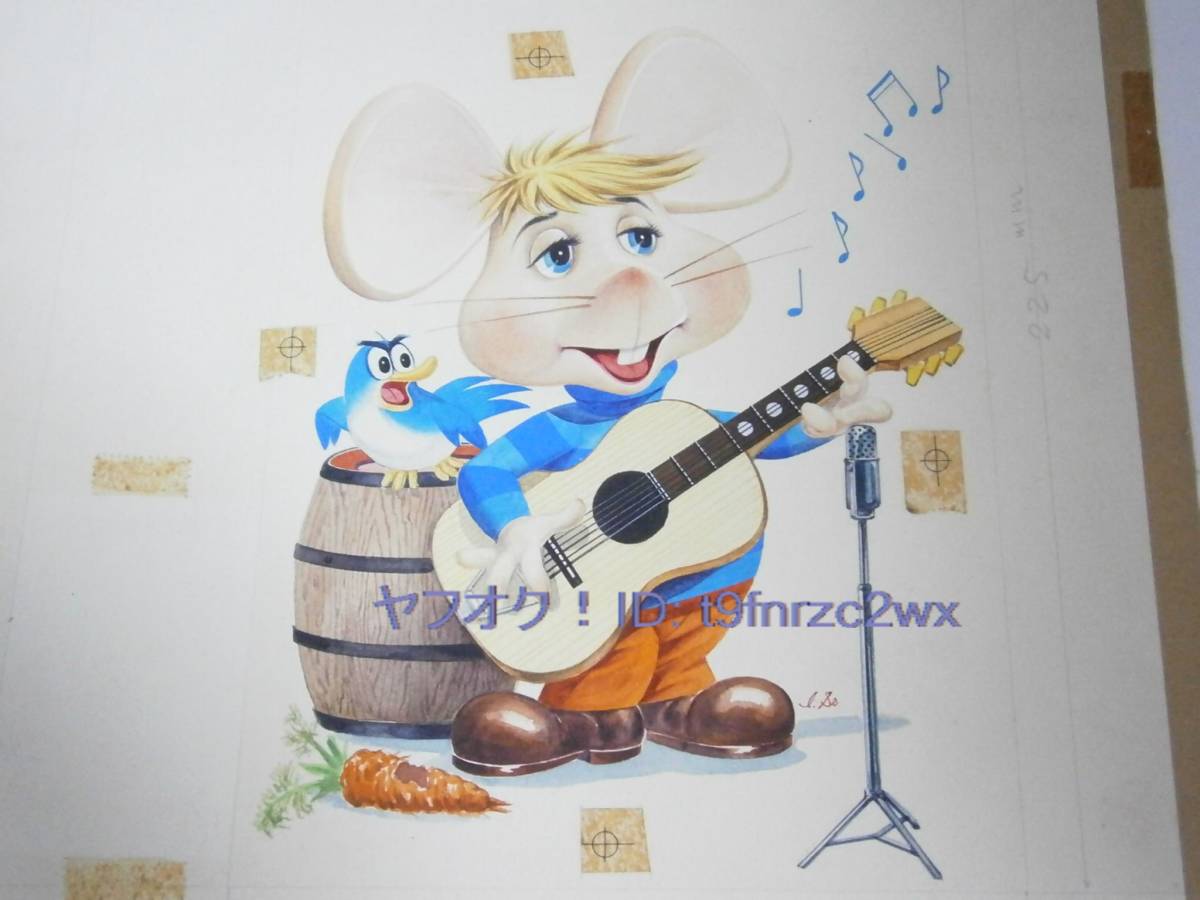  autograph original picture Topo Gigio Topo Gigio Toppo *ji-jo toy toy original picture illustration plastic model box art box . present condition rare 