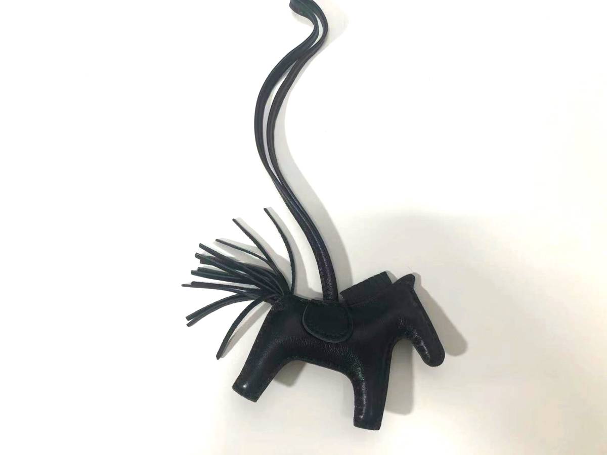 美品 エルメス HERMES ロデオチャーム PM バッグチャーム D刻印 美品