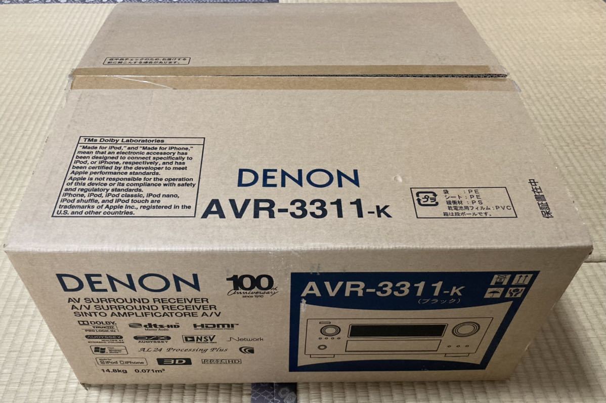 DENON デノン AVR-3311 サラウンドレシーバー ブラック_画像10