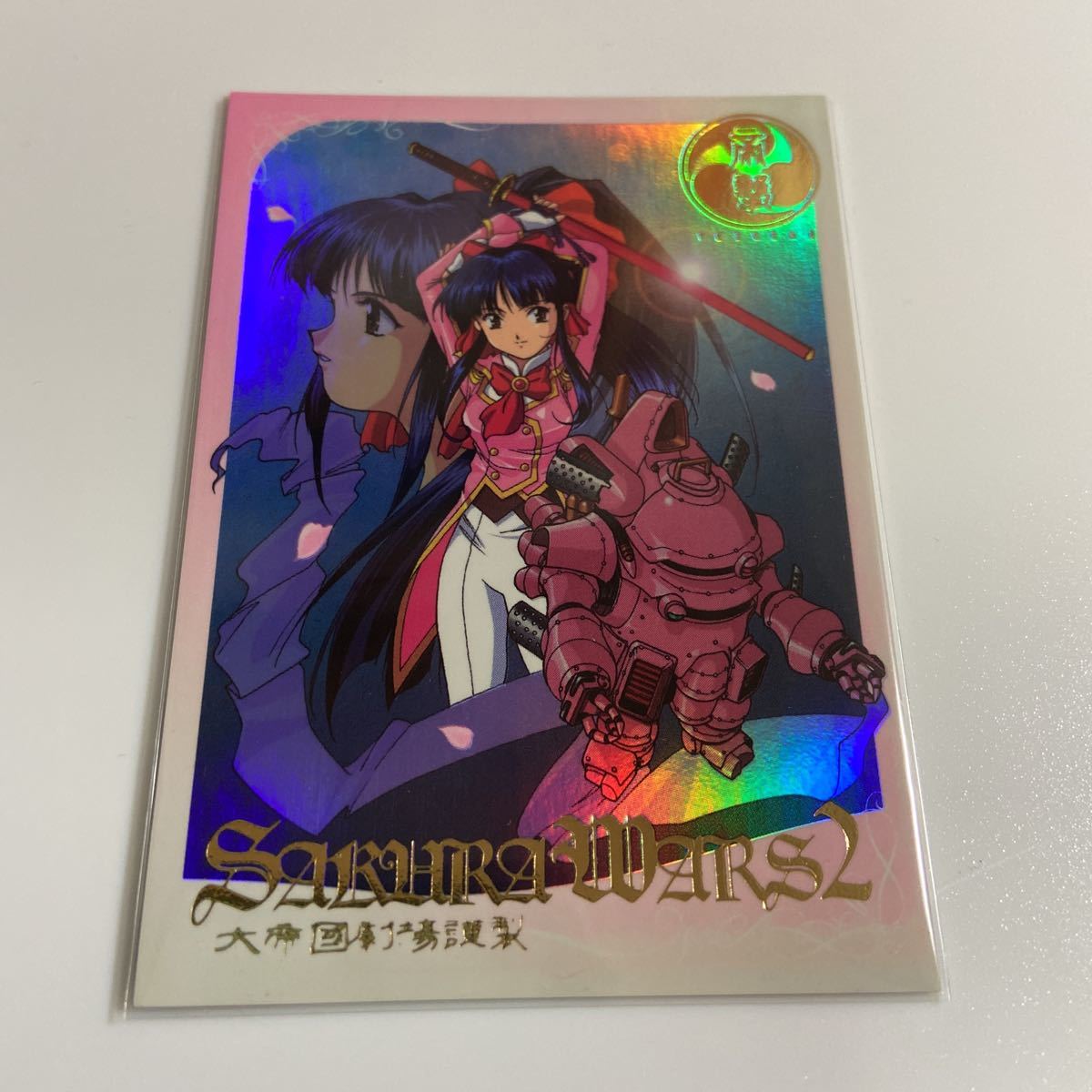 変更OK 非売品☆アマダ サクラ大戦 オリジナル22K ゴールドカード 真