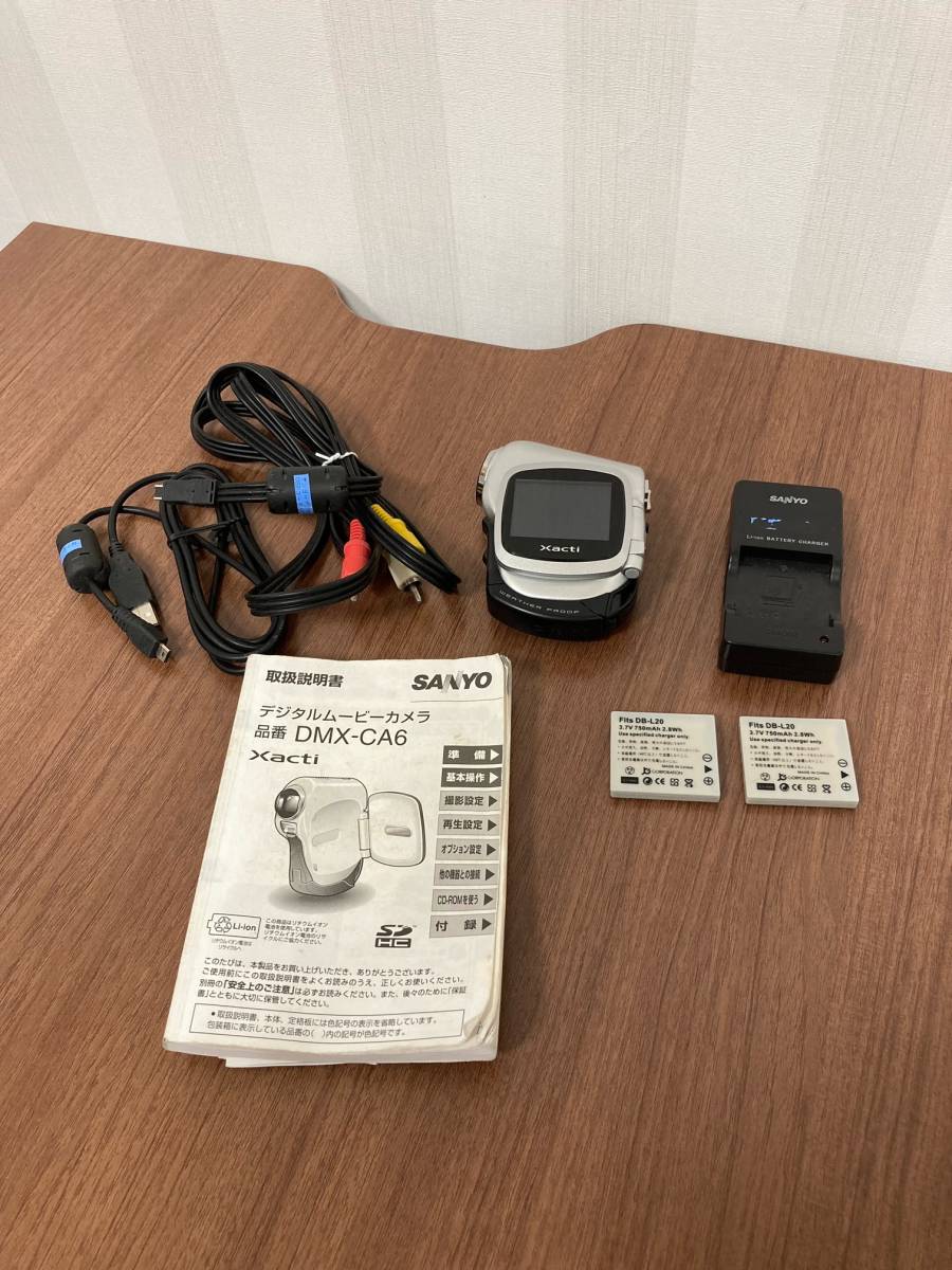 コード ヤフオク! デジタルムービーカメラ Xacti DMX-CA6 オ