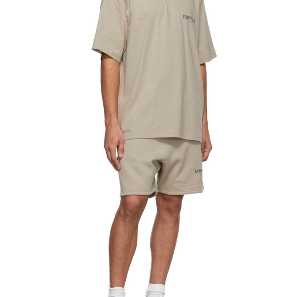 【XL】タン FOG Essentials 21FW Sweat Shorts Tan ストリング ハーフパンツ ショートパンツFear Of Godフィアオブゴッド エッセンシャルズ