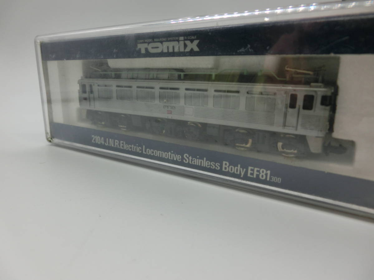 ☆TOMIX 鉄道模型☆ #1170 TOMIX 国鉄EF81形 電気機関車 ステンレス車体 模型_画像5