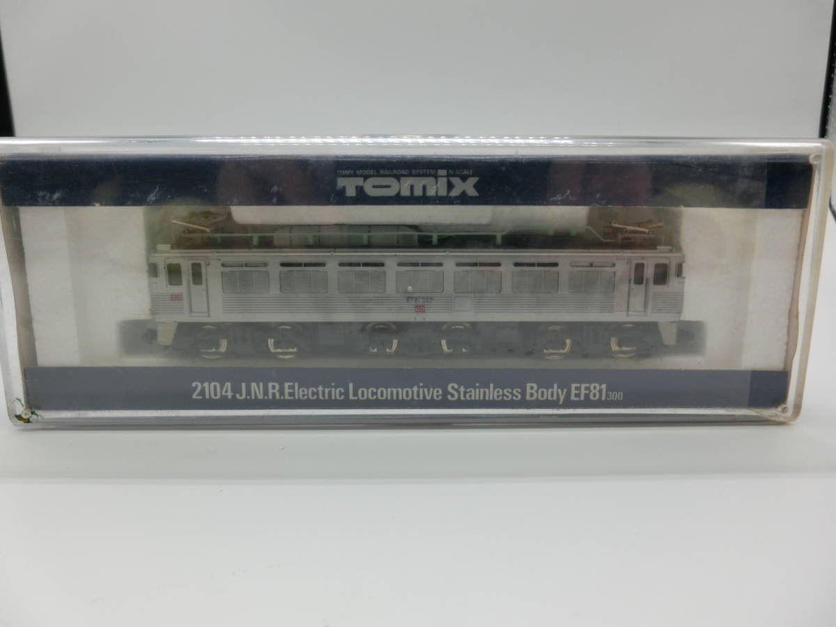☆TOMIX 鉄道模型☆ #1170 TOMIX 国鉄EF81形 電気機関車 ステンレス車体 模型_画像1