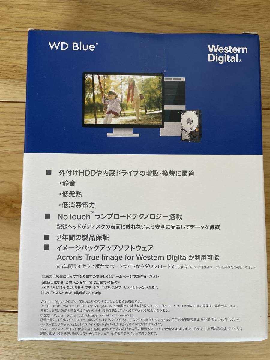 未開封 Western Digital ウエスタンデジタル 内蔵 HDD 6TB WD Blue PC 3.5インチ WD60EZAZ-EC_画像5