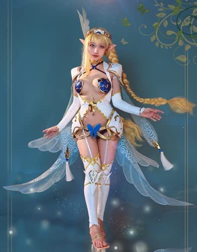 実物撮影エルフ村 第3村人リンシア コスプレ衣装 精霊 戦闘服 実物撮影エルフ村 第3村人リンシア コスプレ衣装 精霊 戦闘服