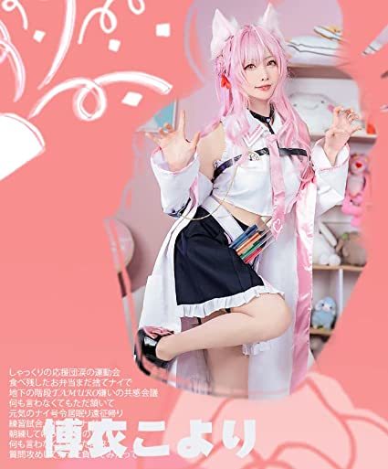 実物撮影バーチャルキャスターアイドルvtuber博衣小夜璃コスプレ 実物撮影バーチャルキャスターアイドルvtuber博衣小夜璃コスプレ