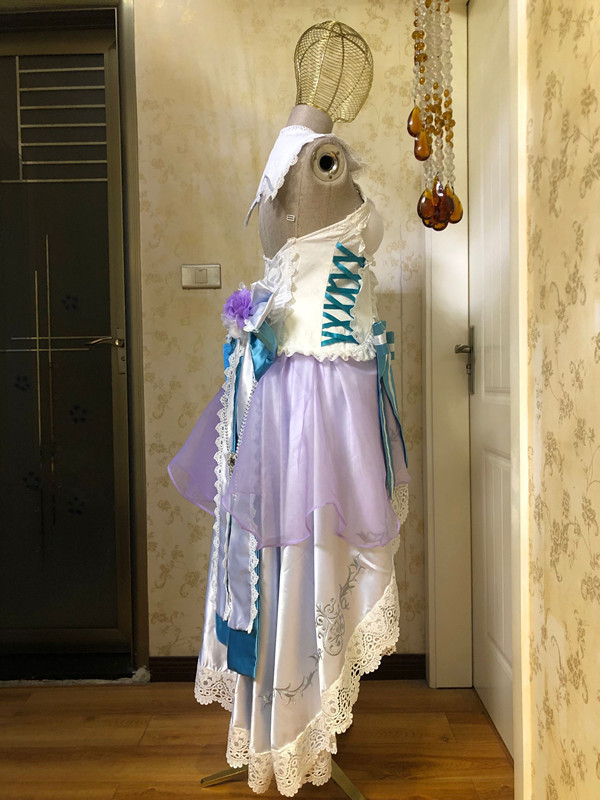 実物撮影在庫処分 神崎蘭子 「祝宴の白姫」 コスプレ衣装 風 実物撮影在庫処分 神崎蘭子 「祝宴の白姫」 コスプレ衣装 風