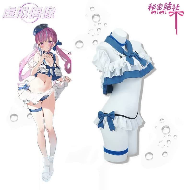 YouTuber バーチャル Vtuber 湊あくあ 水着 コスプレ衣装風 YouTuber バーチャル Vtuber 湊あくあ 水着 コスプレ衣装風