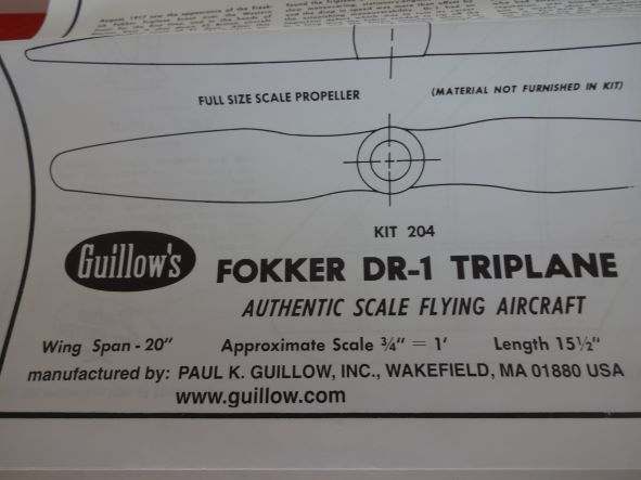 フォッカーDR-1（翼長：20”＝508ｍｍ）(飛行機)｜売買された