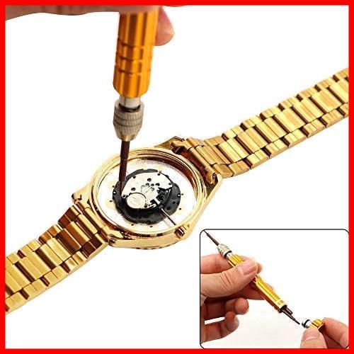 新品♭Smilerain 腕時計 修理ツール 腕時計工具 腕時計修理工具 ベルト交換 バンドサイズ調整 時計修理ツール バネ外し 裏蓋開け_画像5