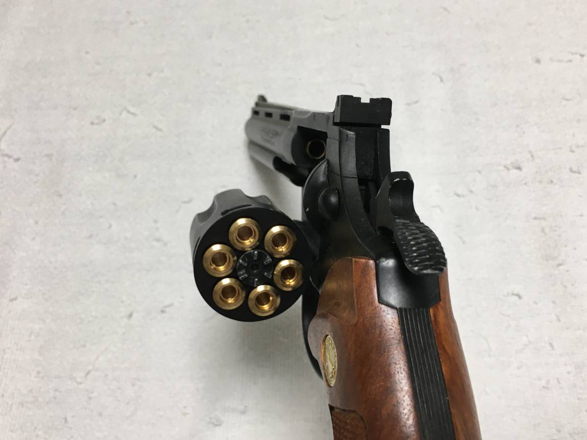 東京マルイ コルトパイソン 357 マグナム 6インチ カート仕様 木製