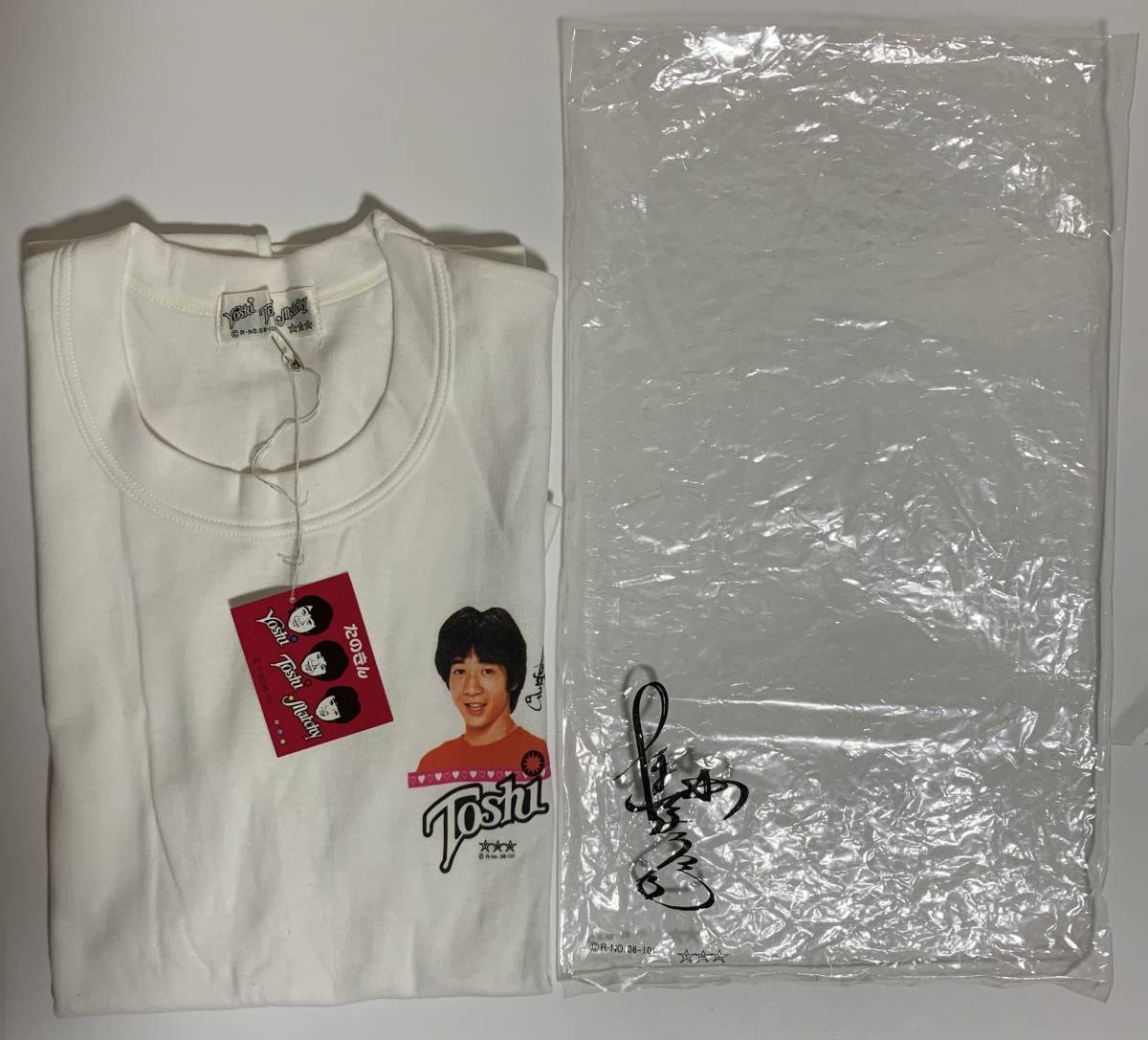 たのきん 田原俊彦 トシちゃんヴァージョン Tシャツ 80年代 当時物 たのきんトリオ(田原俊彦 野村義男 近藤真彦) 未使用 長期自宅保管品_画像2