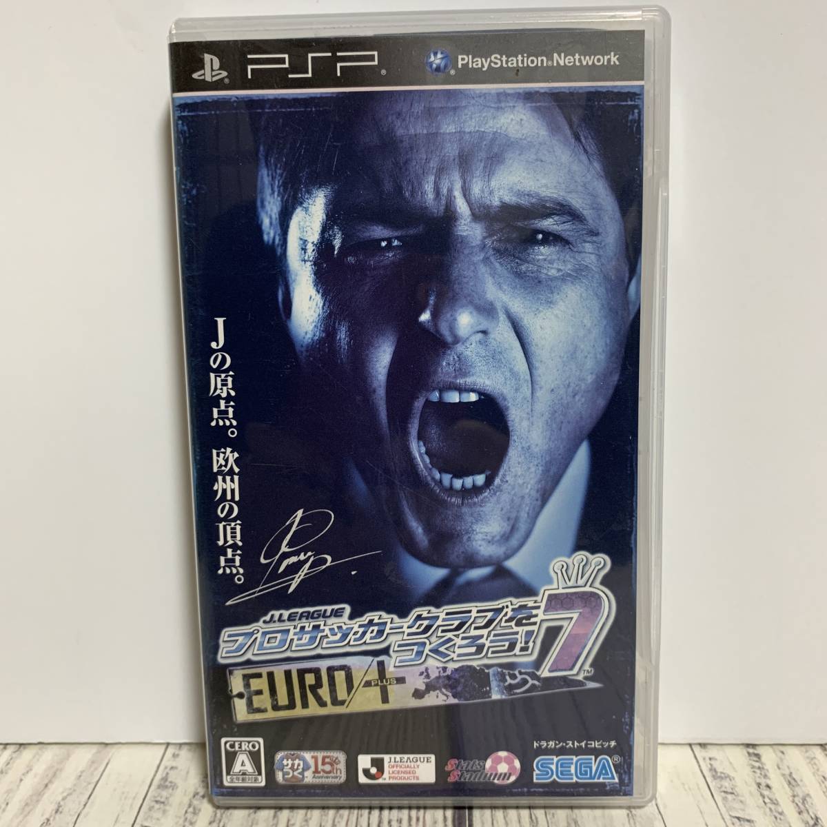 PlayStation Portable PSP - J.LEAGUE プロサッカークラブを作ろう！7 EURO PLUS サカつく SEGA セガ ストイコビッチ (中古ゲームソフト)