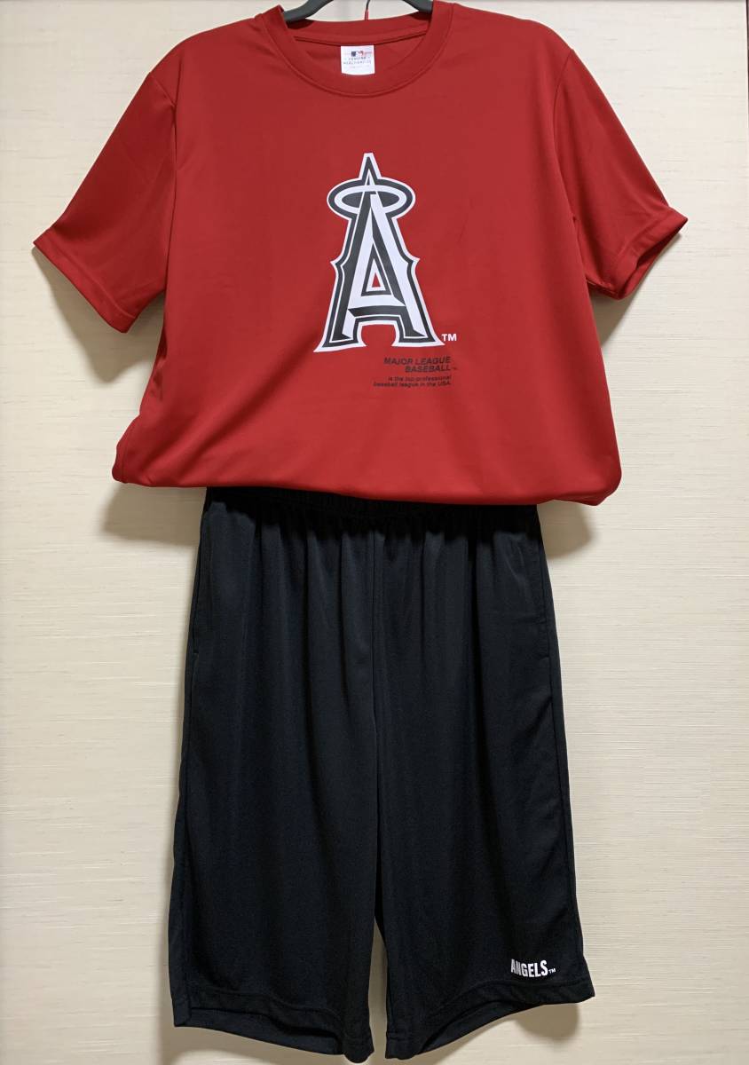 Los Angeles Angels(ロサンゼルス・エンゼルス) アナハイム エンジェルス Tシャツ ショートパンツ 上下セット LL 大谷翔平 新品 未着用品_画像1