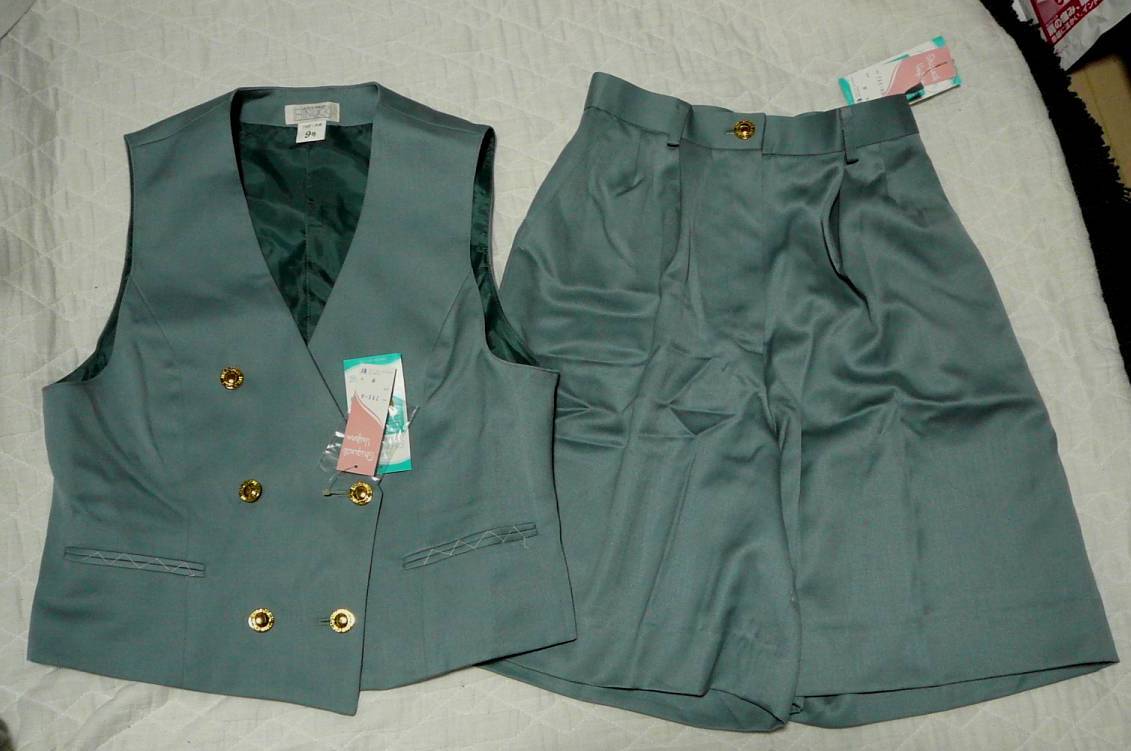 5 number culotte pants. the best suit OL uniform costume play clothes office work clothes tag attaching. unused goods 