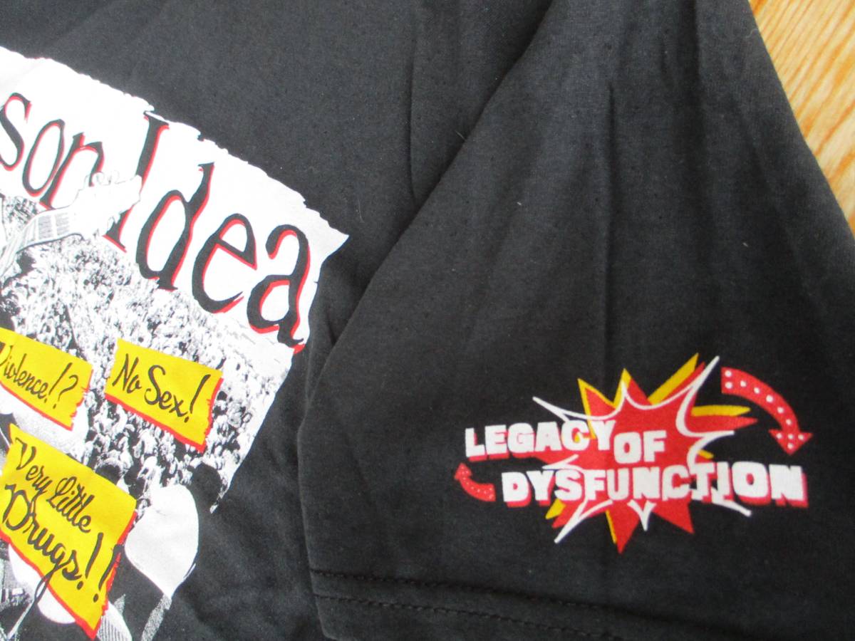 POISON IDEA Tシャツ Legacy of Dysfunction 黒M ポイズン アイディア オフィシャル / black flag dead kennedys germs darby crash_画像2