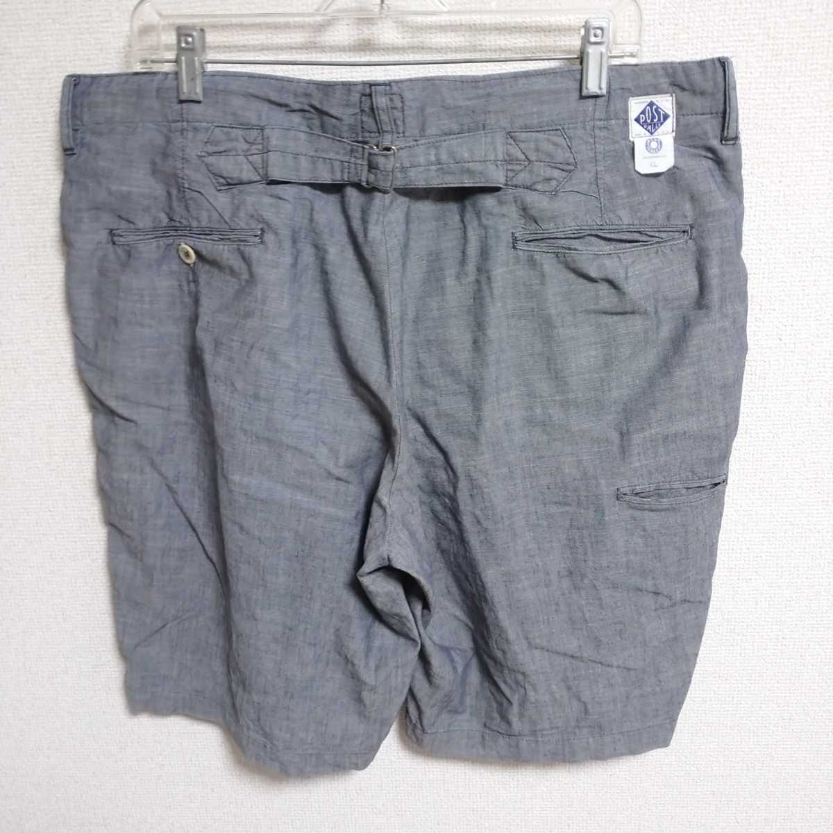 開店祝い POST OVERALLS USA製 メンポリーニショートパンツ S ショート